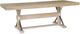 aspenhome® Maddox Biscotti Dining Table with Trestle Base-0