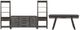 Liberty Furniture Modern Farmhouse 4-Piece Dusty Charcoal Complete Desk Set-0