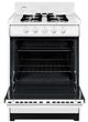 Summit® 24" White Freestanding Gas Range-1