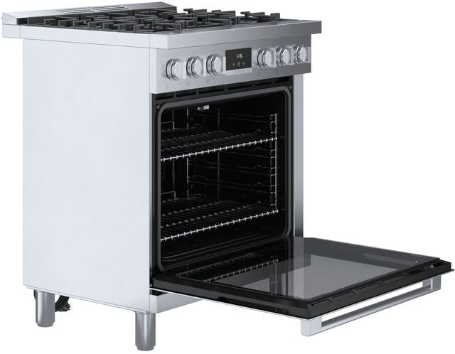 Bosch® 800 Series 30" Stainless Steel Freestanding Gas Range-1
