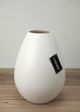 Le Present Drop Wide White 8.6" Vase-2