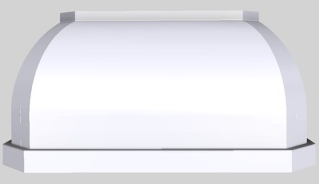 Vent-A-Hood® Designer Series 60" White Wall Mounted Range Hood-0