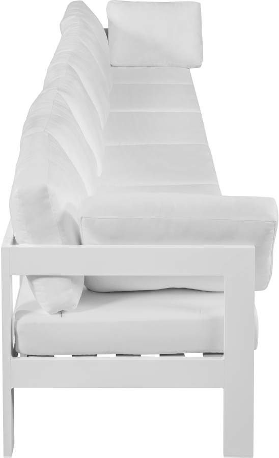 Meridian Furniture Nizuc 6-Piece White Outdoor Patio Modular Sofa-2