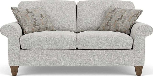 Flexsteel® Westside Silver Glacier Loveseat-1