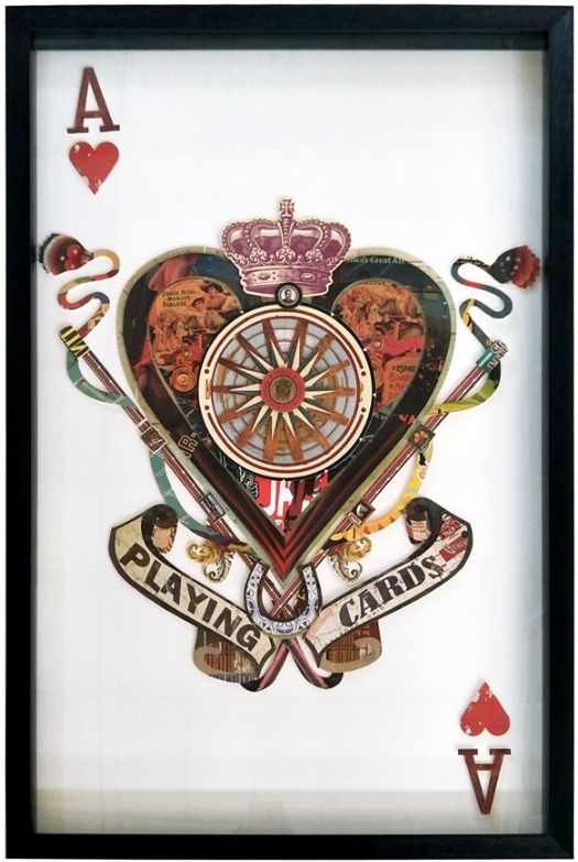 YHD Ace of Hearts Wall Art-0