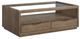Bernards Trilogy Glass Top Cocktail Table with Cocoa Base-0