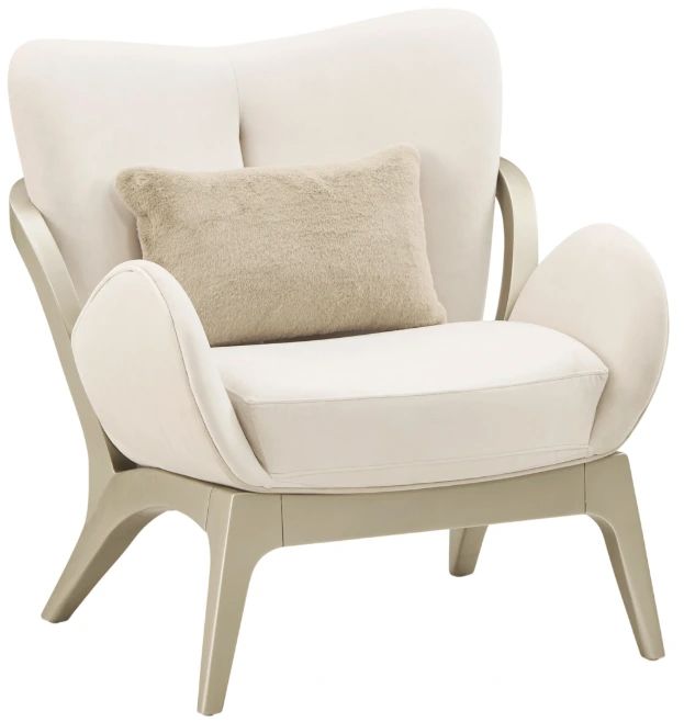 Michael Amini® Camellia Field Caramel Accent Chair-0