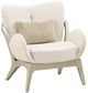 Michael Amini® Camellia Field Caramel Accent Chair-0