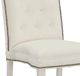 Fairfield® Customizable Entree Dining Empire Short Back Armless Stack Chair with Linen Legs-3