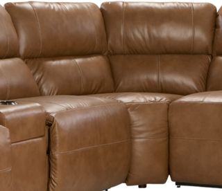 La-Z-Boy® Maddox Camel Rounded Corner