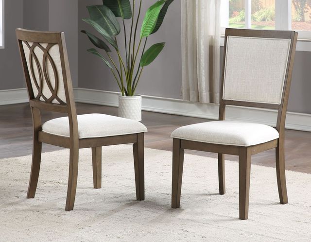 Steve Silver Co. Bordeaux Cream/Toffee Dining Side Chair-3