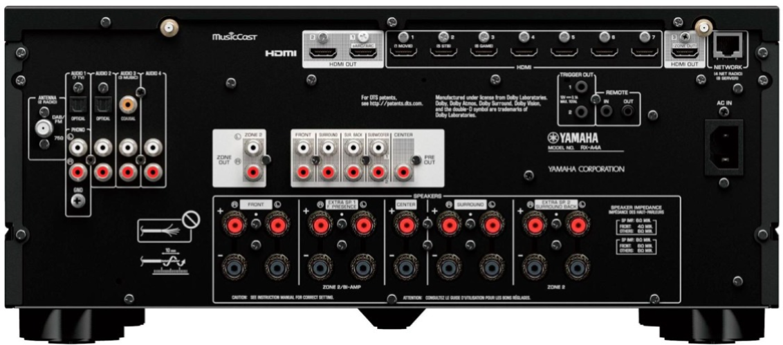 Yamaha RX-A4A Aventage 7.2 Channel AV Receiver | Cox Electronics
