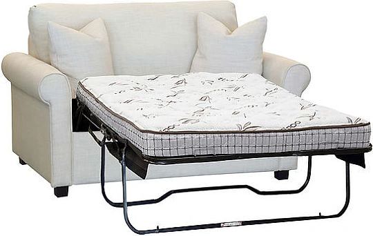 Edgewood Furniture Pottery Natural Queen Sleeper Loveseat-0