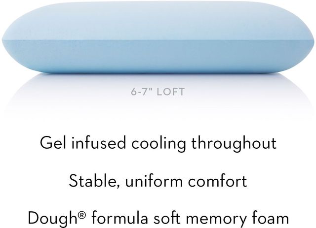 Malouf® Z Gel Dough® Mid Loft Pillow-2