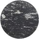Four Hands Corbett Polished Black Marble Large Coffee Table with Hammered Gray Base-4