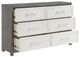 Homelegance® Rowan Gray/Ivory Dresser-3