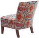 Olliix by Madison Park Red Hayden Slipper Accent Chair-1