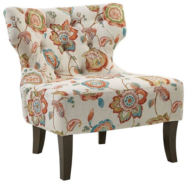 Olliix by Madison Park Orange Multi Erika Accent Chair-2