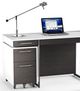 BDI Format® 6307 Mobile File Cabinet-Charcoal Stained Ash-1