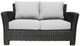 CabanaCoast® Customizable Monterrey Aluminum/Wicker Outdoor Loveseat-1