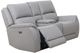 American Wholesale Furniture Madras Stone Power Reclining Loveseat with Console-0