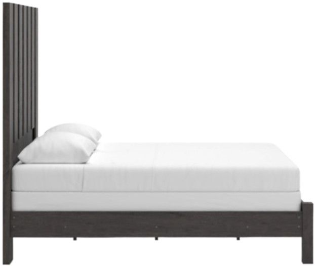 Signature Design by Ashley® Fraluna Charcoal Queen Panel Bed-3