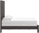 Signature Design by Ashley® Fraluna Charcoal Queen Panel Bed-3