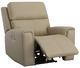 Flexsteel® Jarvis Parchment Power Recliner with Power Headrest-1