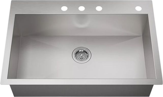 KOHLER® Lyric® Stainless Steel 32" Undermount Single-Bowl Kitchen Sink-0