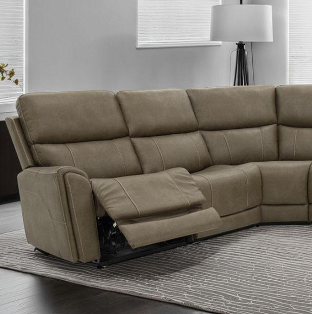Furniture of America® Orpheus Brown Power Sectional-2