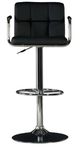 Powell® Boyd Black/Chrome Adjustable Gas Lift Bar Stool -4