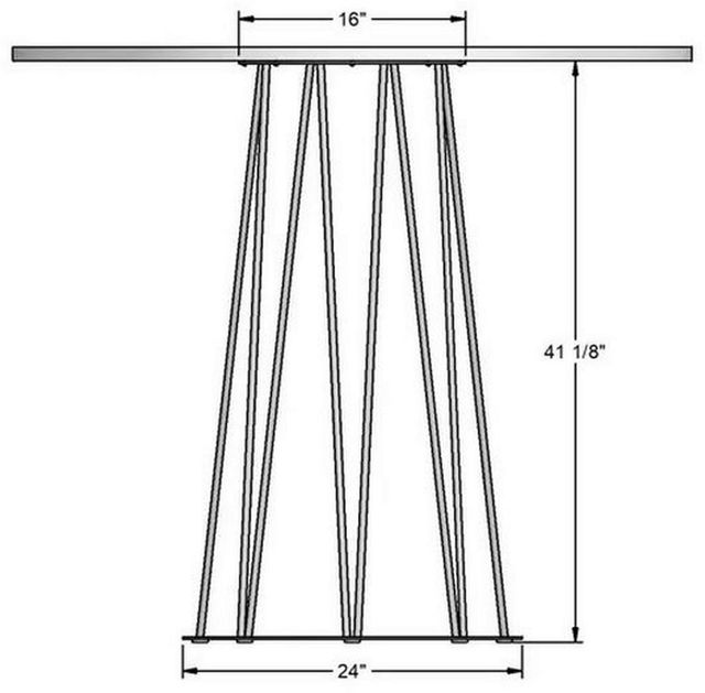 Amisco Customizable Calypso 42" Italian Porcelain Bar Table-1