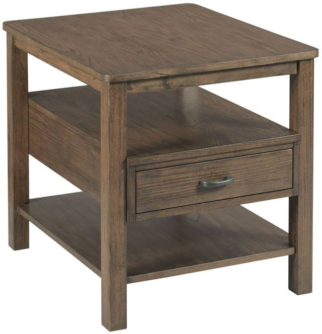 Creek Side Customs Costa Way Deep Brown Rectangular End Table-0