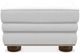 La-Z-Boy® Pembroke Muslin Ottoman with Brass Nailhead Trim-0