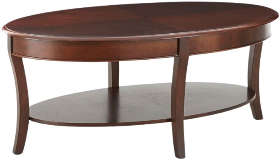 Steve Silver Co. Troy Medium Brown Cherry Cocktail Table