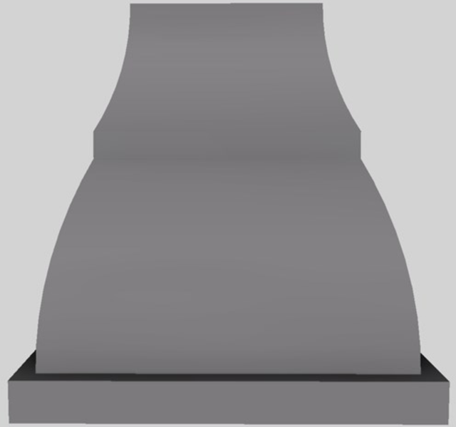Vent-A-Hood® Designer Series 36" Gunsmoke Island Range Hood-1
