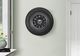 Monarch Specialties Inc. Charcoal Grey 20" Round Wall Clock with Standard Numbers on Chalkboard Back-2
