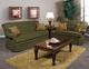 England Furniture Customizable Fernwood Glider Loveseat-1