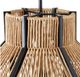 Currey & Company Mali Natural/Satin Black Pendant Lighting-3
