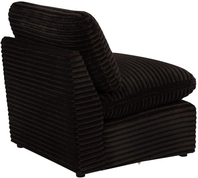 Coaster® Collins Chocolate Brown Modular Armless Chair-3