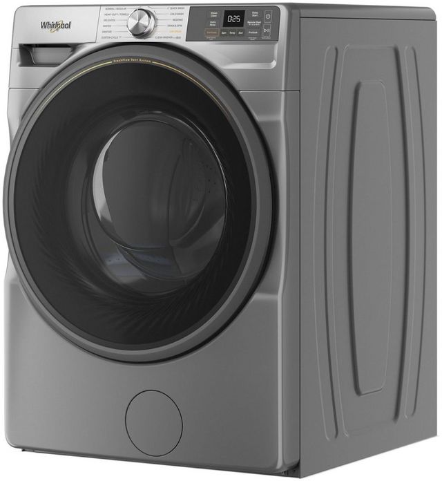 Whirlpool® Radiant Silver Front Load Laundry Pair-4