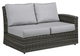 Ratana Portfino Fossil Grey Resin 2-Seater Right Arm-0