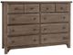 Vaughan-Bassett Cool Farmhouse Gray Dresser-0