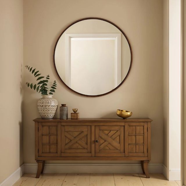 Renwil® Cabiria Walnut Accent Mirror-1