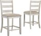 Signature Design by Ashley® Skempton Light Brown/White Upholstered Bar Stool-4