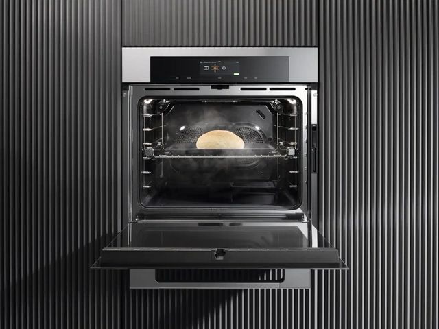 Miele 30" Obsidian Black Single Electric Wall Oven with Self Clean and Crisp Function-1
