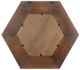 A & B Home Cameron Dark Brown Wall Mirror-2