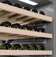 ZLINE Autograph Edition 24" 12.4 Cu. Ft. Panel Ready Column Wine Cooler with Matte Black Accents-4