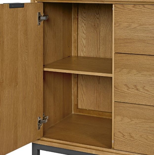 Intercon Newport Natural Oak Gentleman's Chest-3