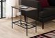 Monarch Specialties Inc. Dark Taupe Side Table with Metal Base-3